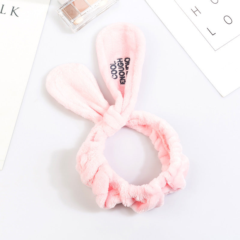 Wholesale Adjustable Wire Knotted Cross Embroidery Rabbit Ears Headband