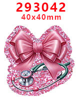 Wholesale Random 30pcs Pink Bow Series Acrylic Flatback
