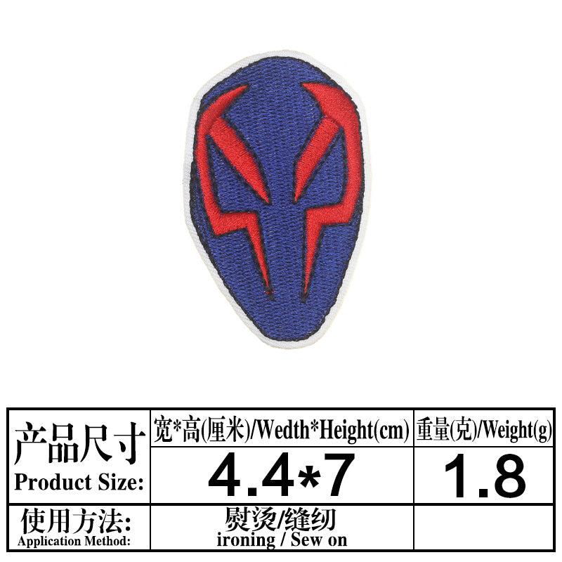 Wholesale 10 Pack Cartoon Embroidered Patch Set Sup erhero Theme DIY Sew On Patches For Clothing Bags Towels Fashion Accessory For Resale MysteryZone