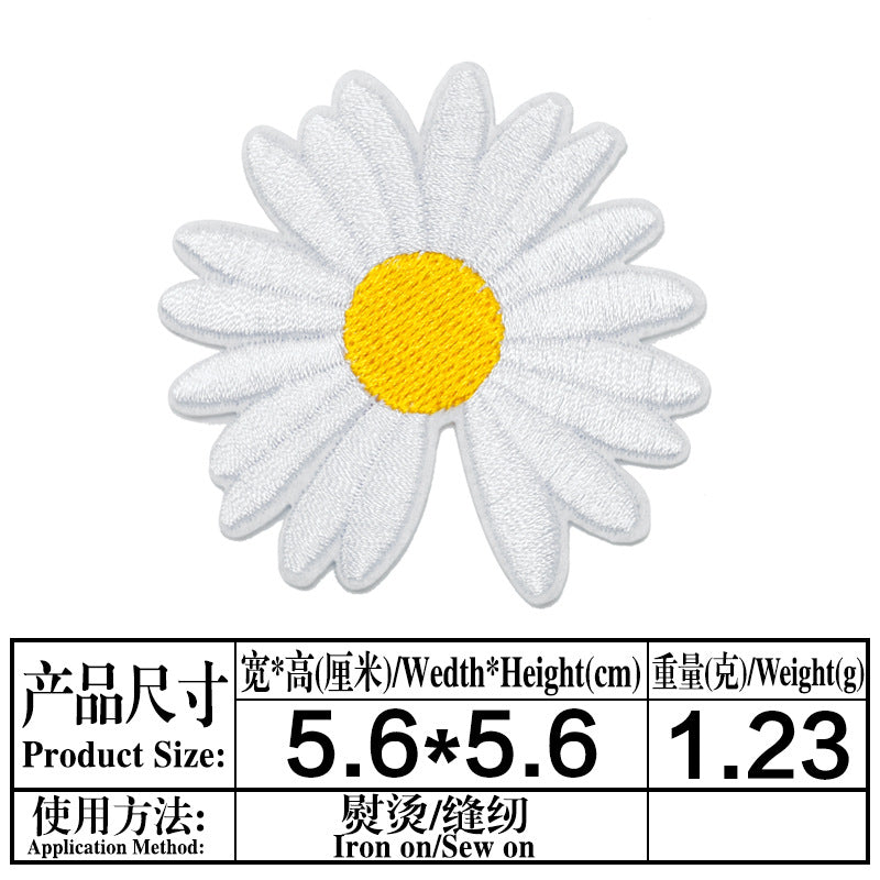 Wholesale Trendy Embroidery Patches Cloth Applique For Clothing Shoes Bags DIY Decorative Accent