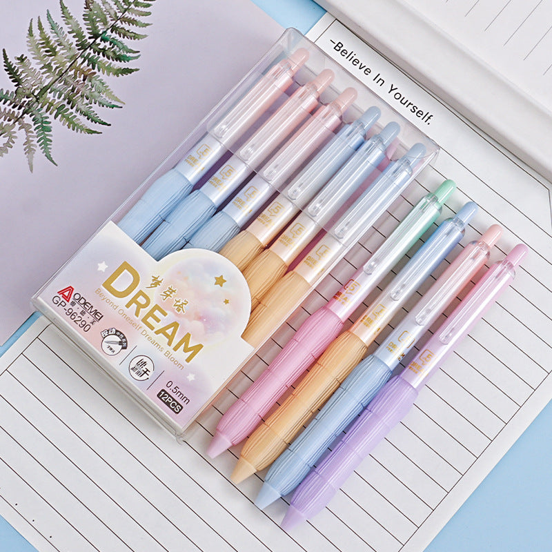 Wholesale 12pcs/pack creative stationery student press gel pen