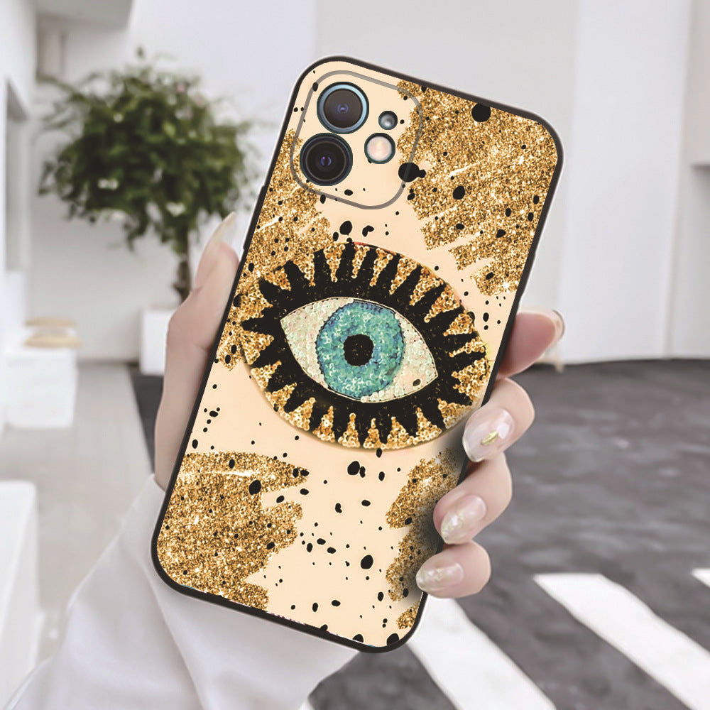 Wholesale TPU Embossed and Painted Devil's Eye Phone Cases