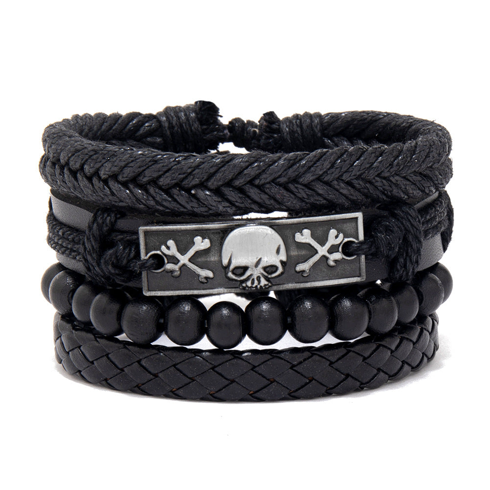 Wholesale Men's Braided Bracelet Combo Set