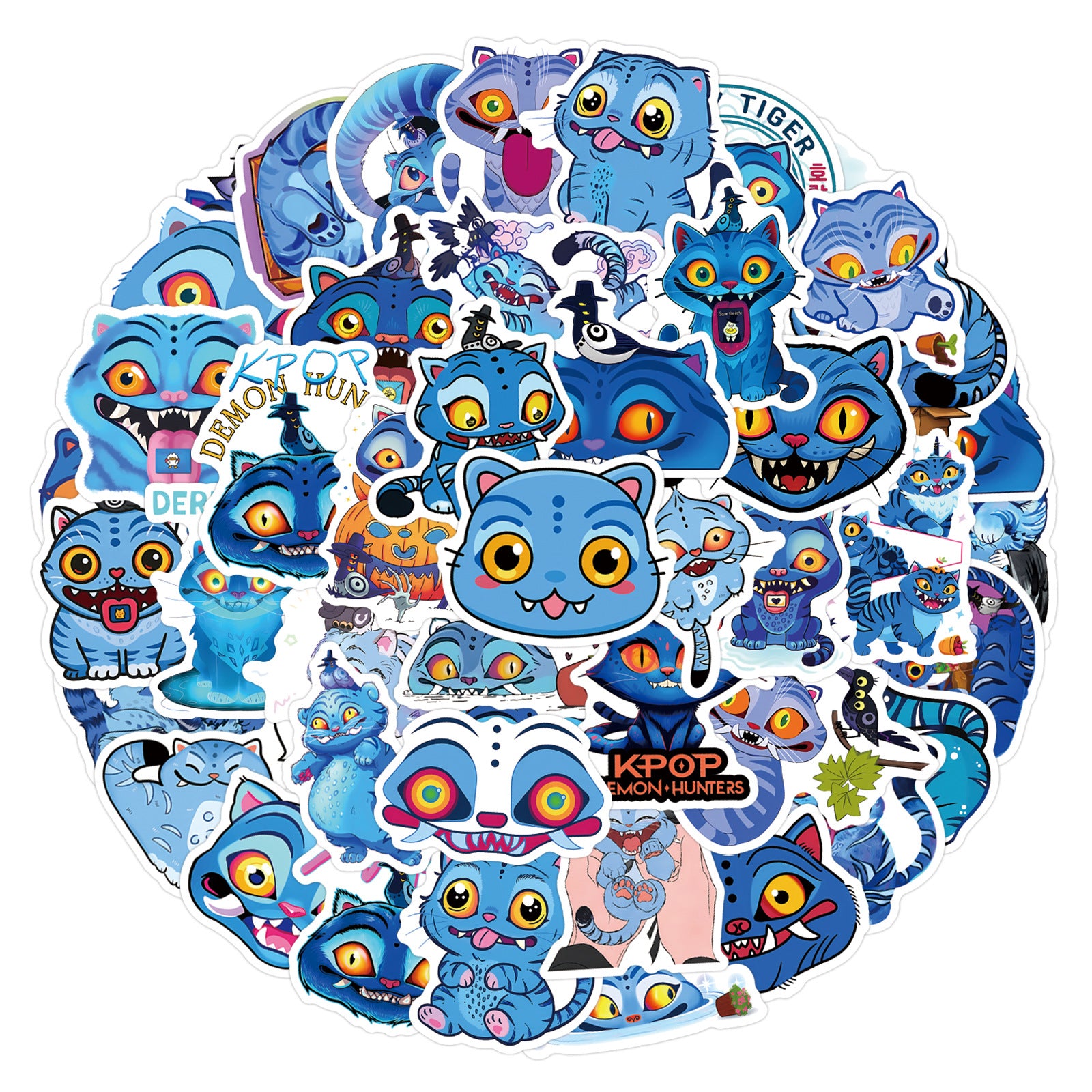 Wholesale 55pcs Purple Cute Girl Series Waterproof Vinyl Stickers OLY Exclusive