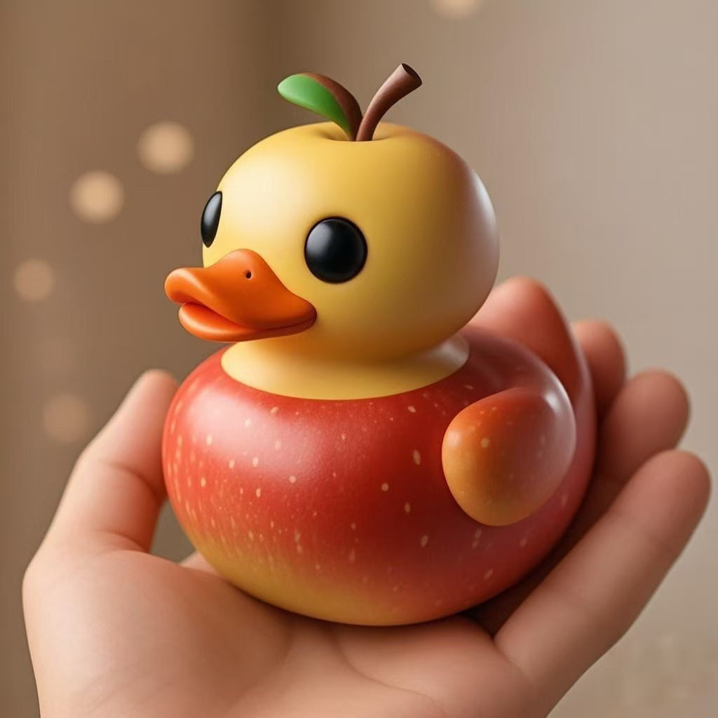Wholesale whimsical fruit series duck ornaments
