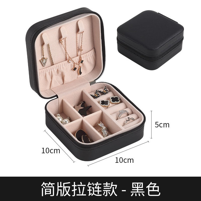 Wholesale Jewelry box with flip cover for ring and earring storage