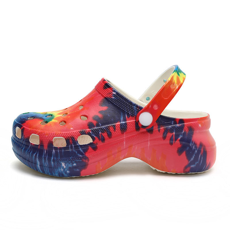 Wholesale of High Heels and EVA Perforated Shoes for External Wear