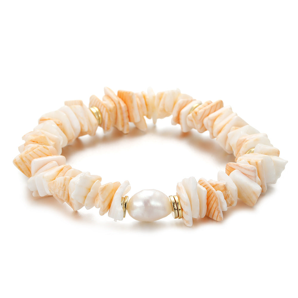 Wholesale Summer Island Ice Cream Shells Bracelet