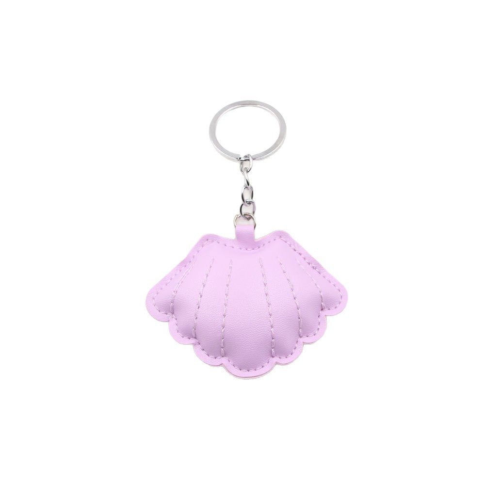 Wholesale Gold Padded Shell Leather Bag Charm Keychain For Car Key Purse Lanyard Fashion Accessory