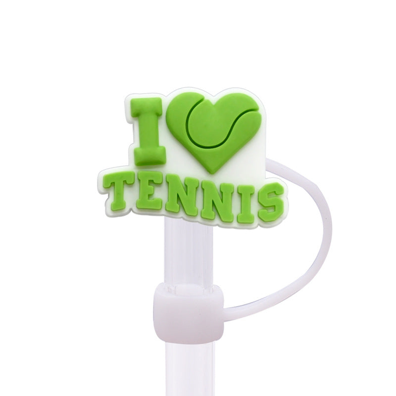 Wholesale Random 100pcs 10MM Tennis Sports Dust Plug Straw Accessories