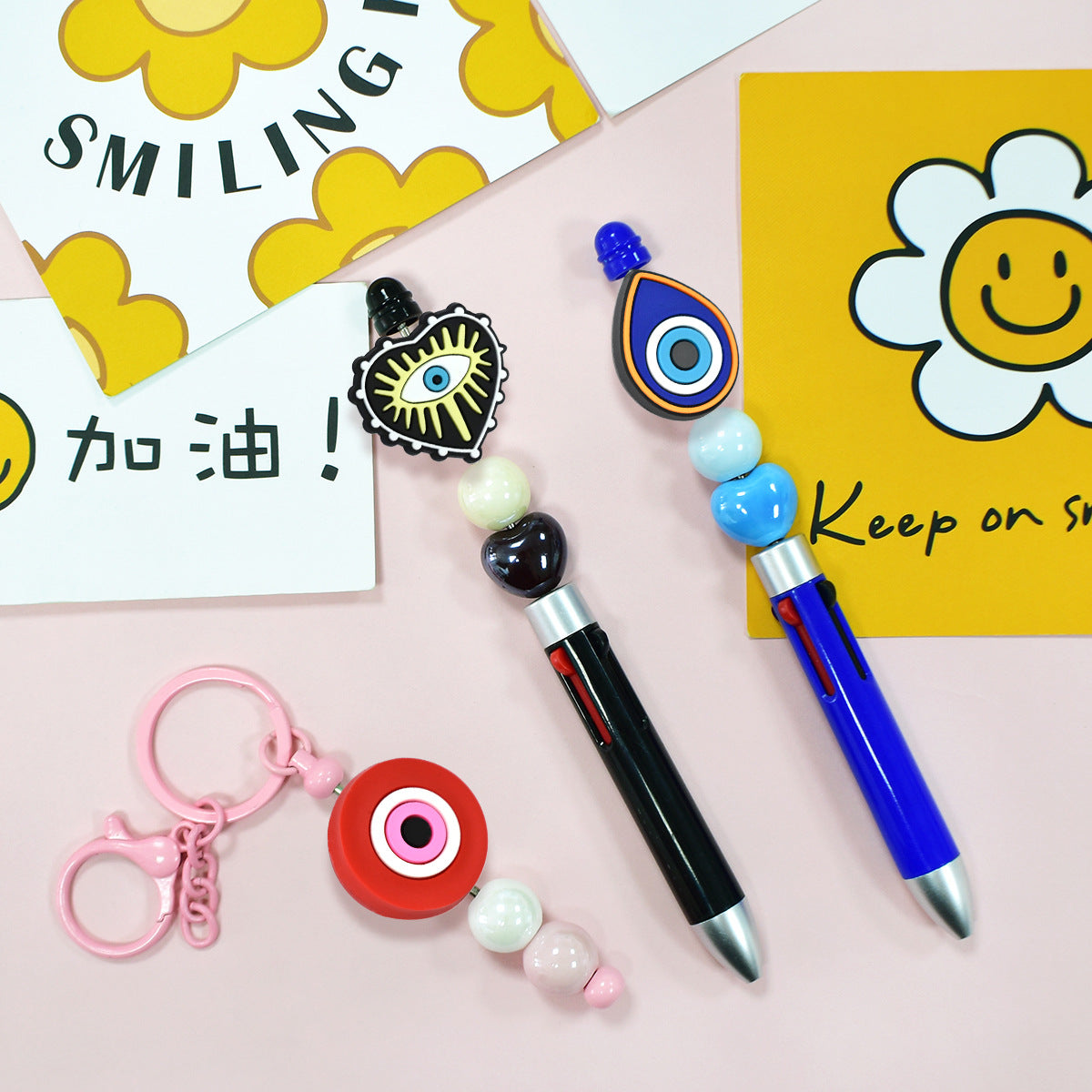 Wholesale  Random 100pcs/pack   Evil Eye Series Beads Focal Beads