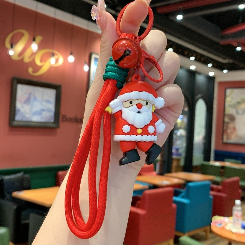 Wholesale Christmas children' s bag keychain cute pendant