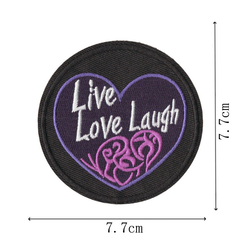 Wholesale 9 Piece Cartoon Crow Ocean Embroidery Patches Iron On Appliques For Towels Home Decor