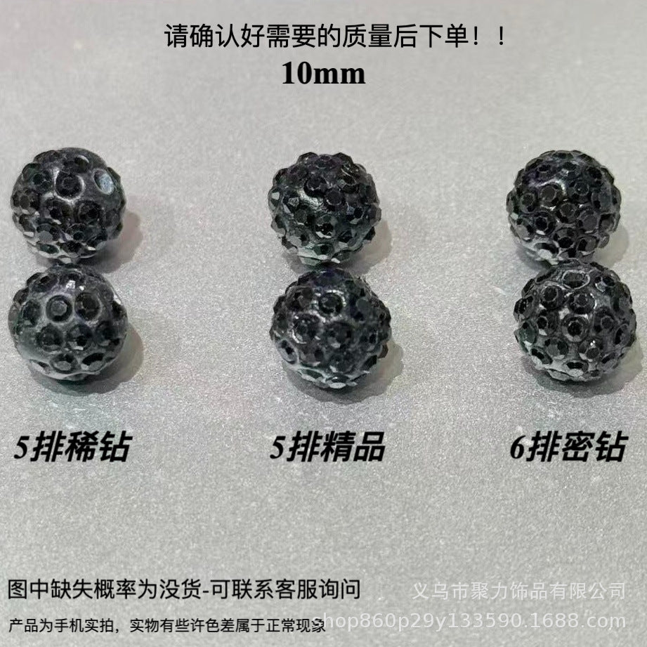 Wholesale 100pcs Polymer Clay Diamond Beads Loose Spacer Beads For DIY Jewelry Making Trendy Fashion Accessory For Resale