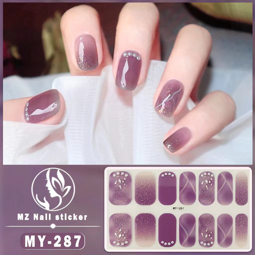 Wholesale MY Butterfly Baking Free Gel 5D Waterproof Diamond Like Nail Polish Stickers