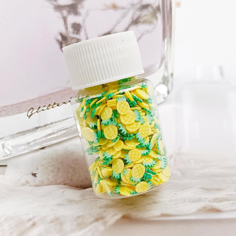 Wholesale Fruit clay slices 20ml small bottle 15g