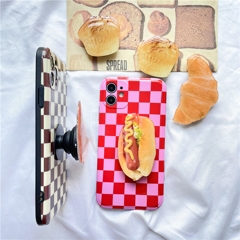Wholesale Epoxy Muffin Toast Mobile Phone Airbag Holder