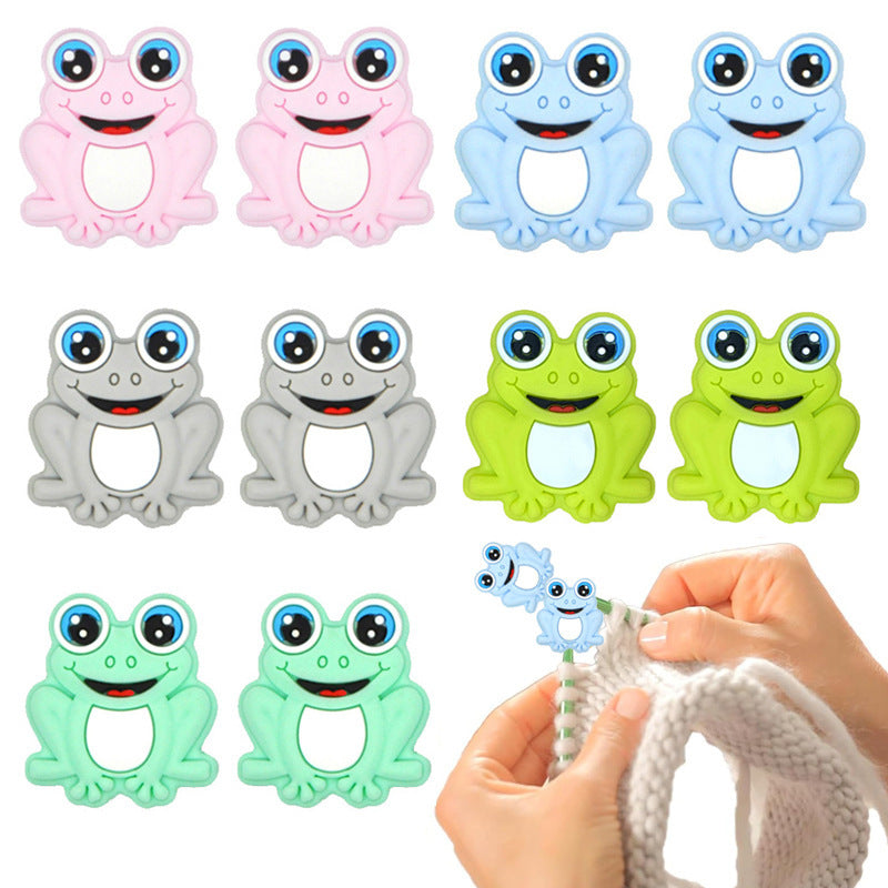 Wholesale 10pcs Cute Frog Focal Beads