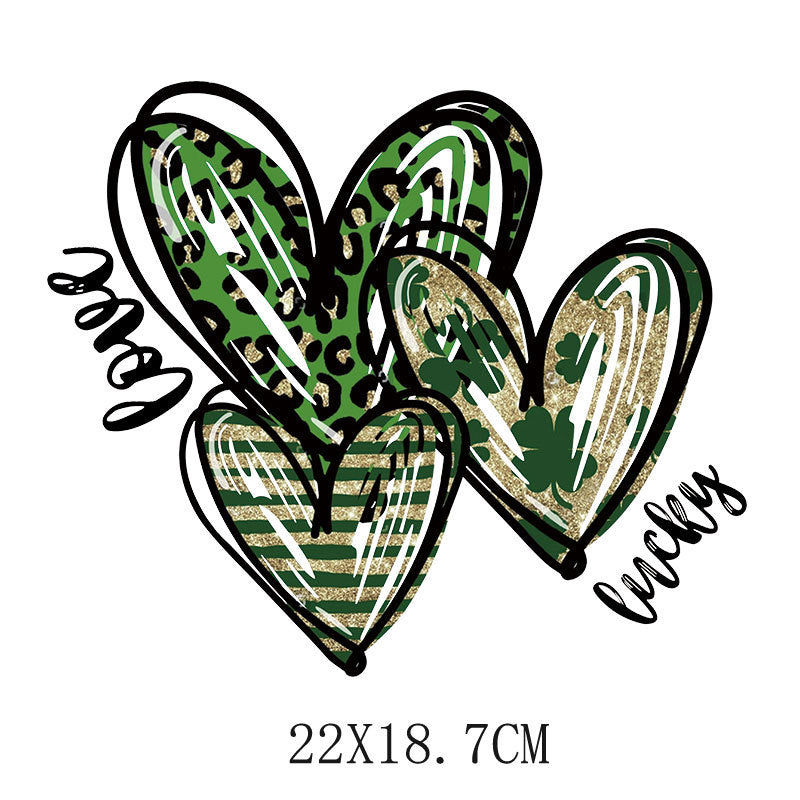 Wholesale Valentine' s Day heat transfer print  UV DTF Ready to Press Transfers Wraps