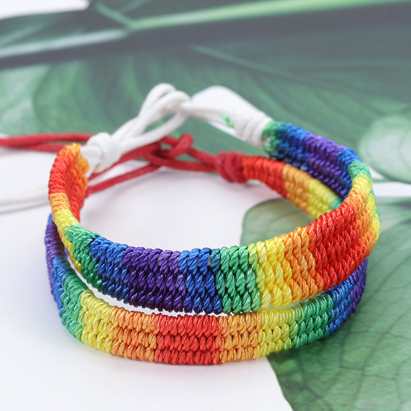 Brazalete de mano del arco iris al por mayor