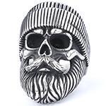 Wholesale  Simple Retro Punk Goethe Ring Titanium Steel Rust-free Fashion Jewelry Ring Pendant