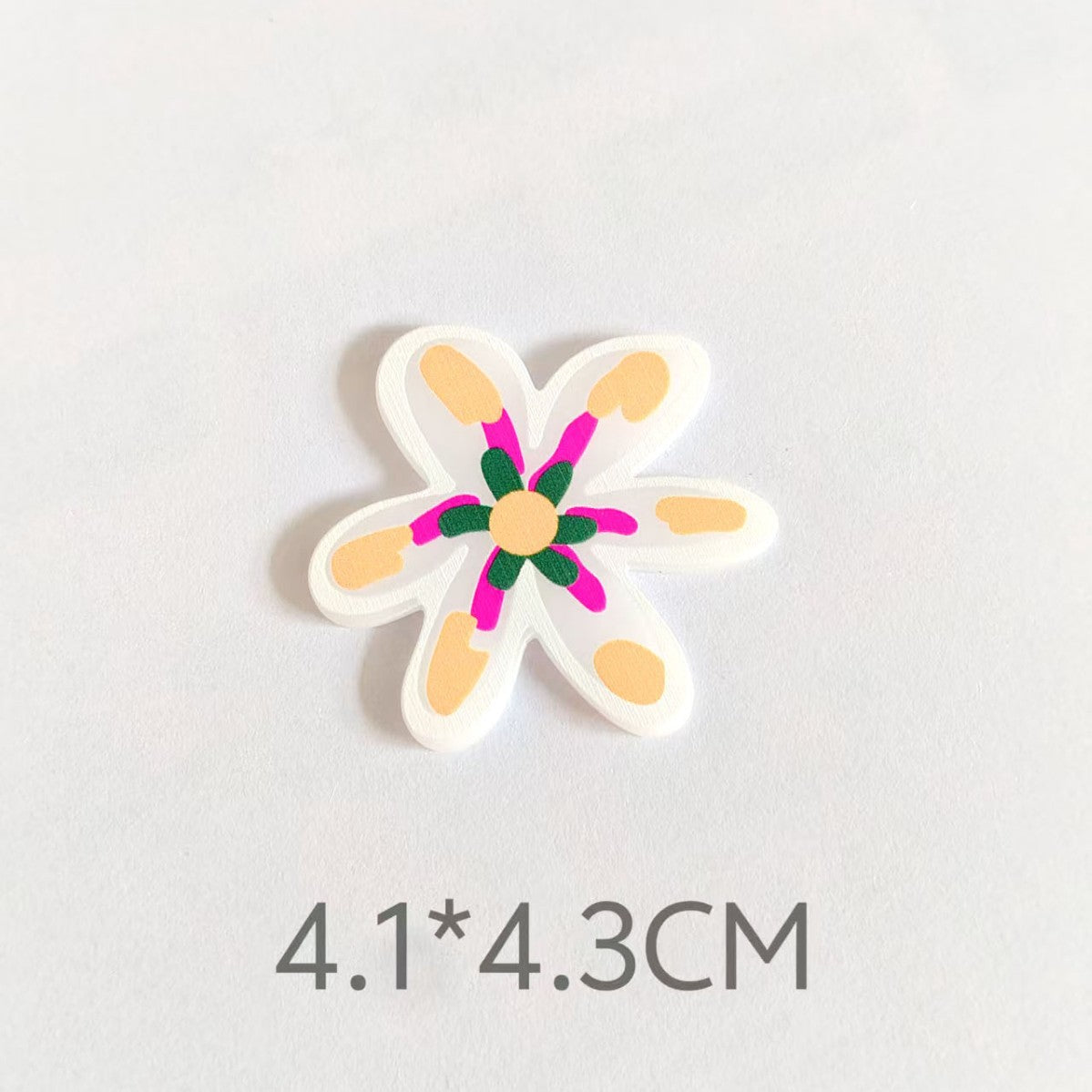 Wholesale 10pcs Butterfly Rabbit Five-petaled Flower Acrylic Flatback