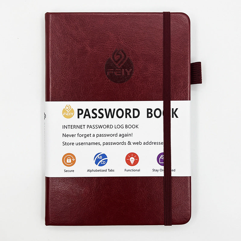 Wholesale Faux Leather English Telephone Address Password Book