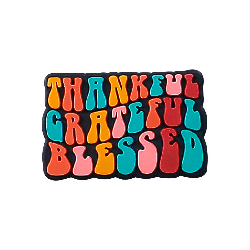 Wholesale 20pcs Thanksgiving Cartoon Turkey Food Grade Silicone Beads