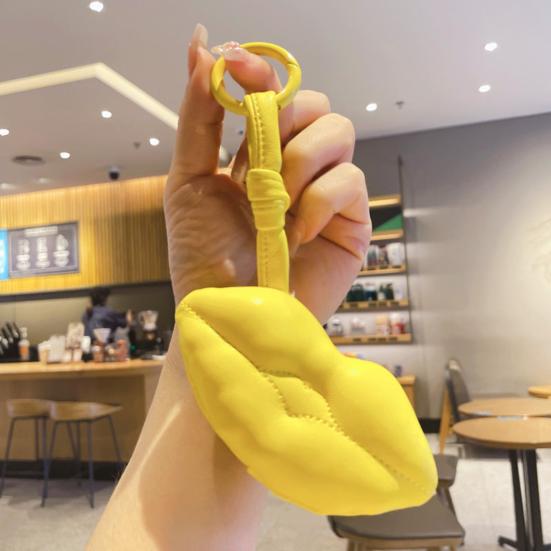 Keychains de labios de cuero al por mayor