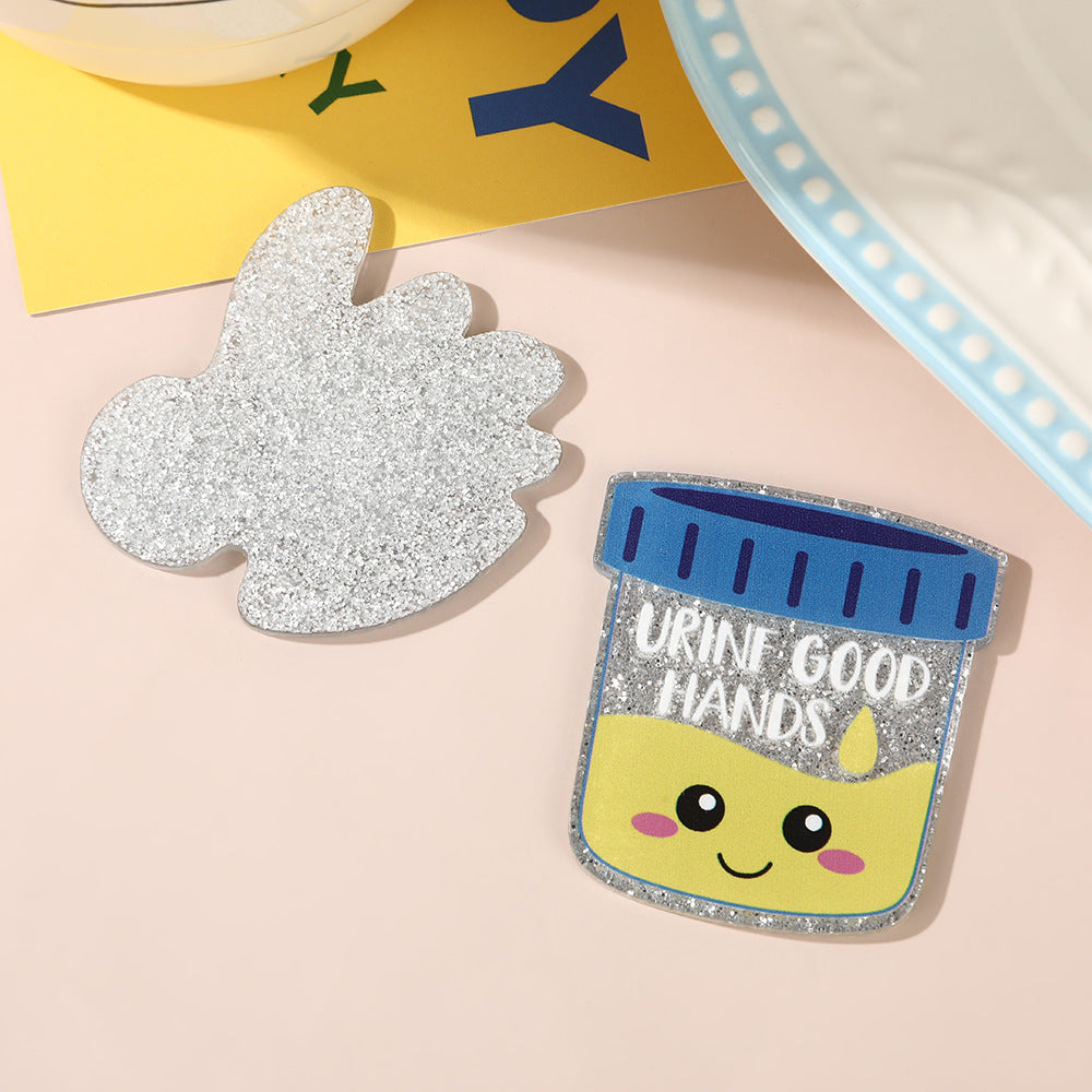 Wholesale 10pcs Cartoon of funny animals Acrylic Flatback