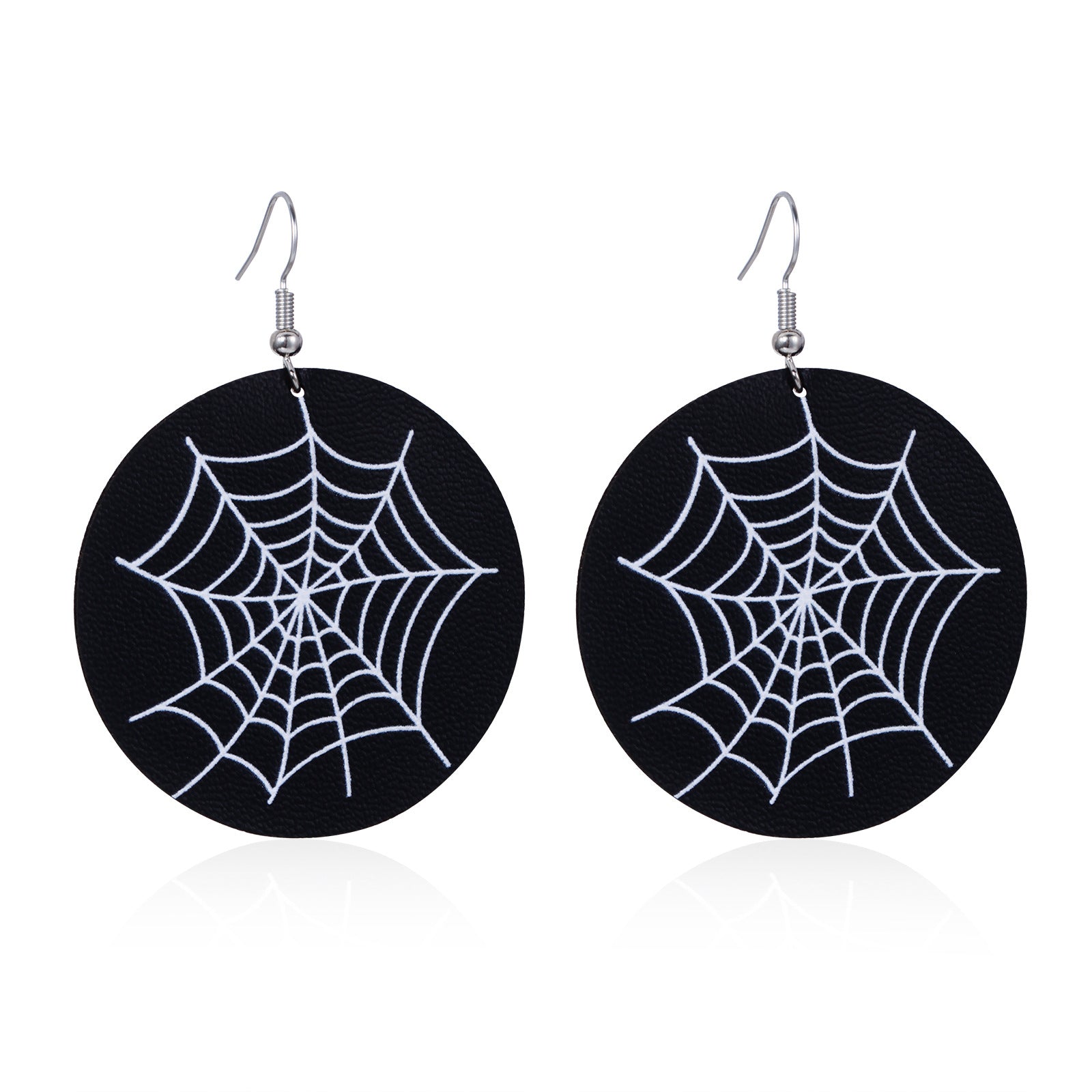 Wholesale Handmade Acrylic  Earrings Skull  Web Bat Design Trendy Jewelry Accessory For Party