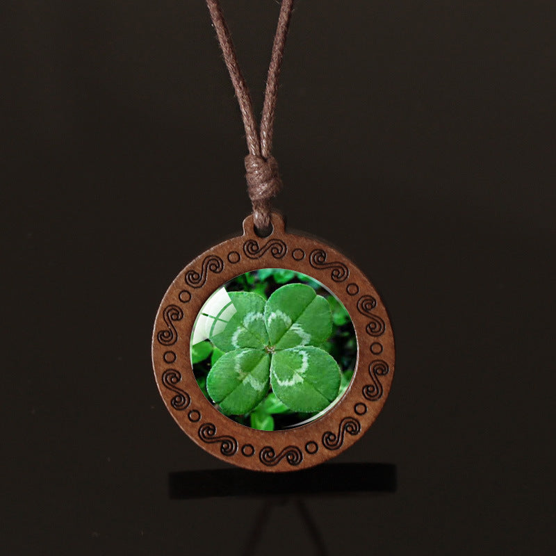 Wholesale  Lucky Four-Leaf Clover Pendant  Necklace