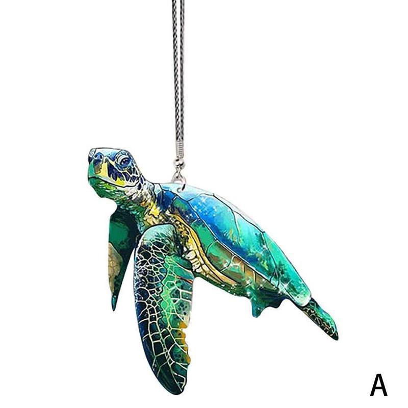 Wholesale Acrylic Sea Turtle Car Mirror Decoration