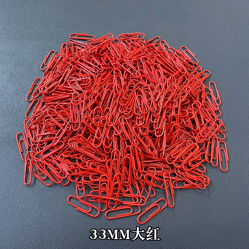 Wholesale Color paper clip 28mm paper clip 33mm folder folder 50mm multicolor 25mm color paper clip