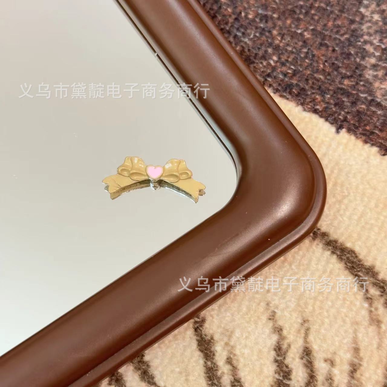 Wholesale 10pcs DIY Paint Alloy Bead Accessories Love Streamer Bow Beaded Mobile Phone Chain Keychain Bracelet Necklace Bead Spacer