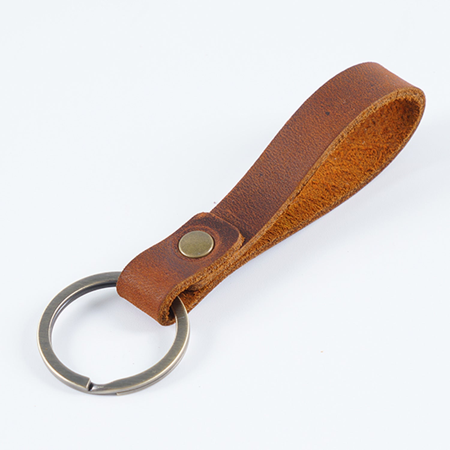 Wholesale Vintage Handmade DIY Leather Keychain