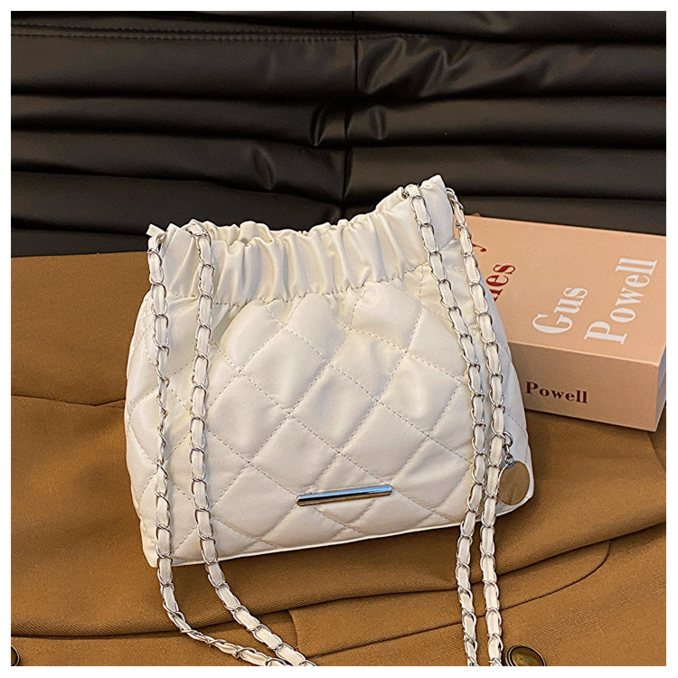 Wholesale Elegant Lingge PU Shoulder Bag