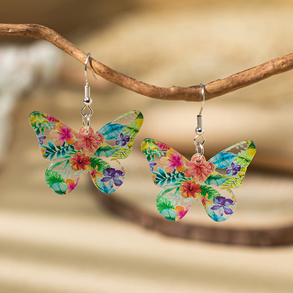 Wholesale Easter Rabbit Butterfly Earrings