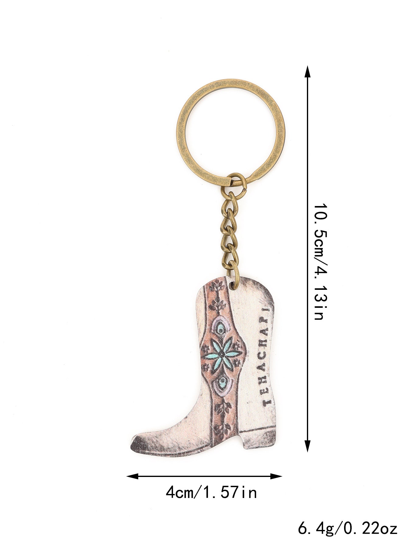 Wholesale Western Style Long Boot Keychains
