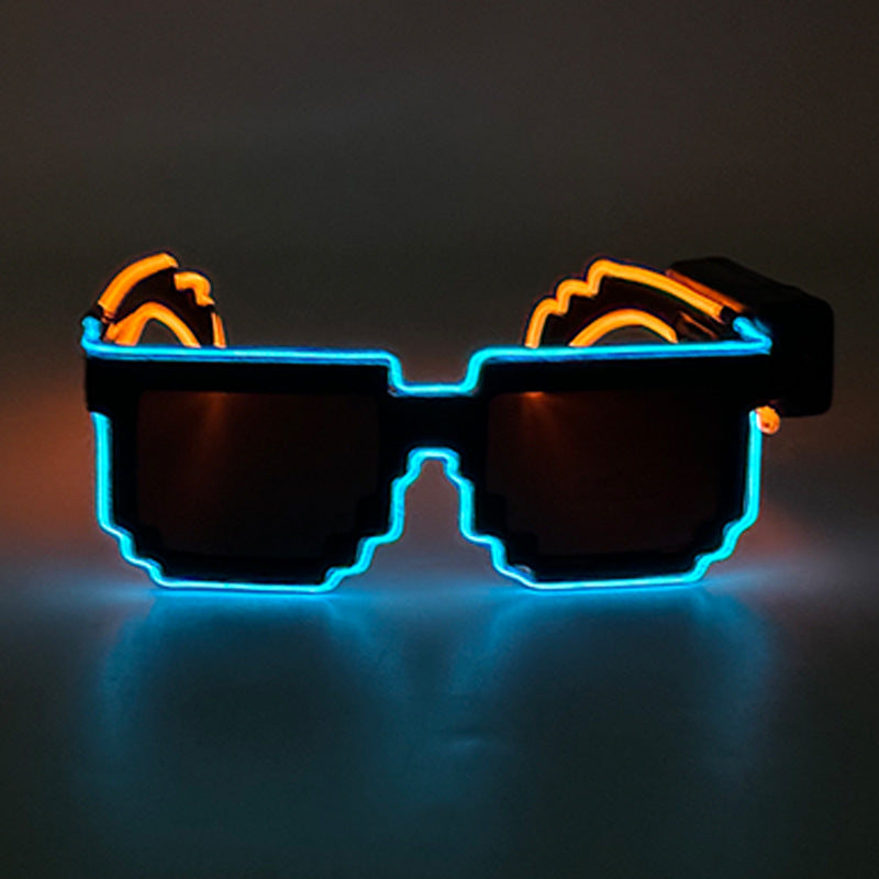 Wholesale Bar nightclub wireless luminous glasses sunglasses party LED disco atmosphere props