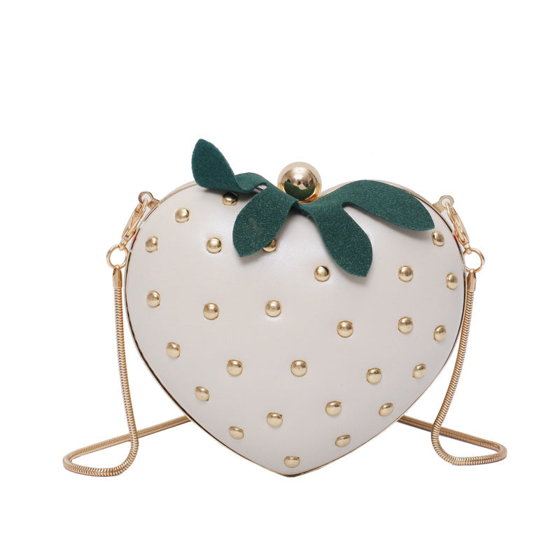 Wholesale PU Strawberry Messenger Bag