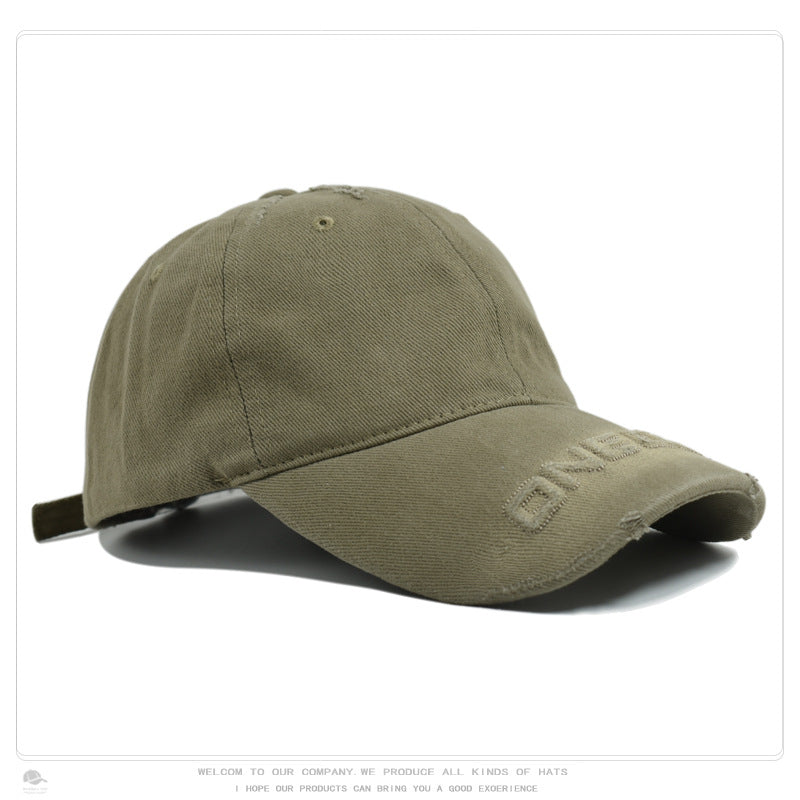Wholesale Retro Soft Top Curved Brim Cotton Baseball Caps