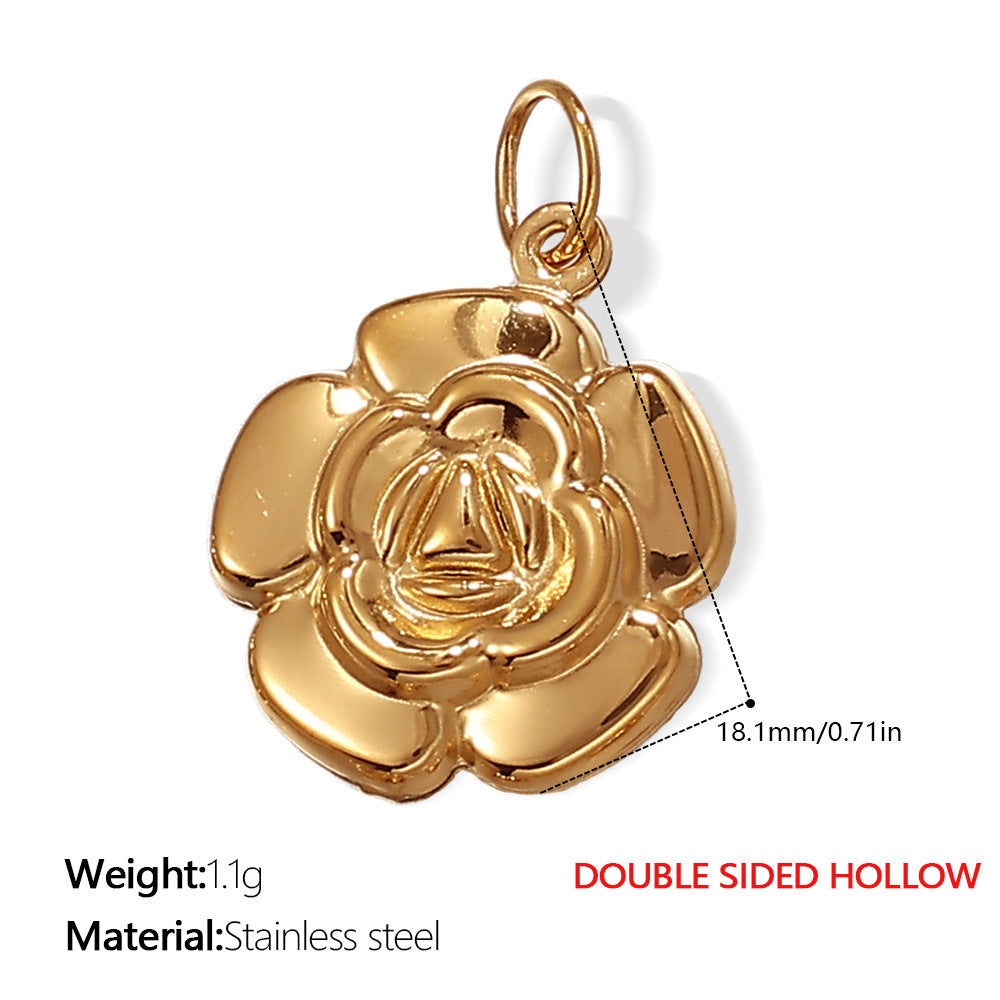 Wholesale Stainless Steel Sun Dolphin Pendant Necklace