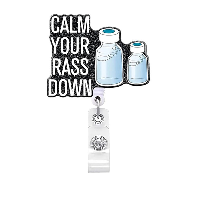 Wholesale 10pcs Customizable Loose Powder Acrylic Badge Reels