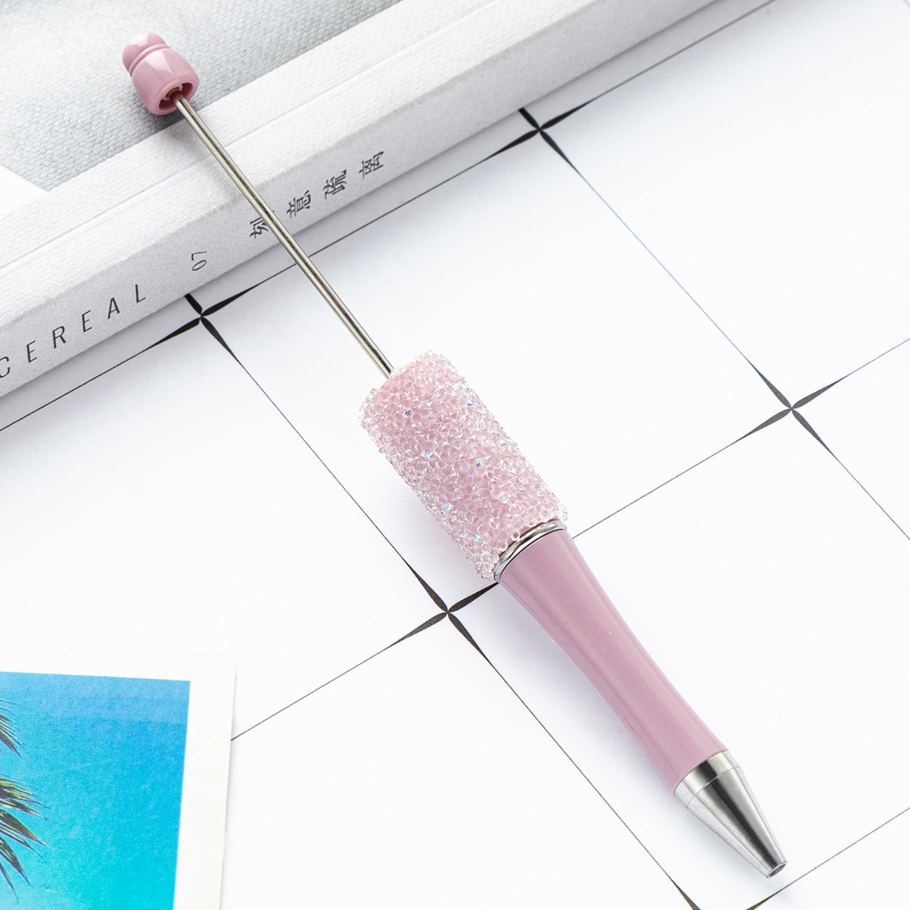 Wholesale DIY sugar beaded pen rhinestone ballpoint beadable pen