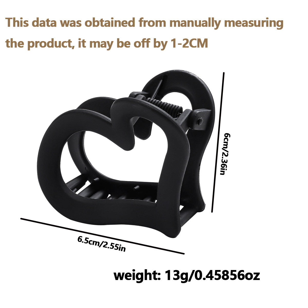 Wholesale Acrylic 4PCS Valentine's Day Maillard Style Love Clips