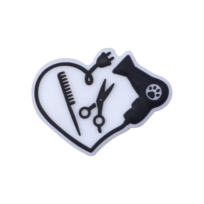 Wholesale 20pcs DIY Pet Grooming Silicone Beads