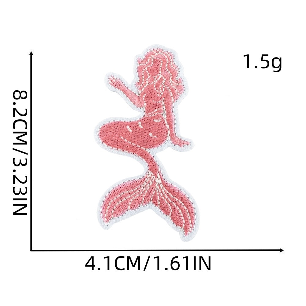 Wholesale Cartoon Mermaid Embroidered Patch