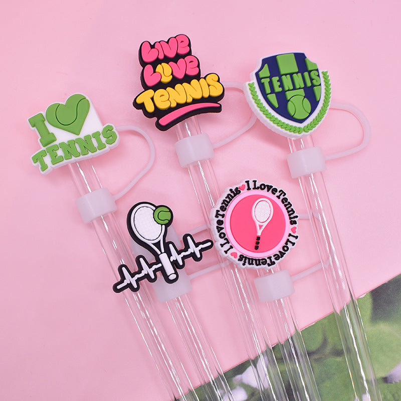 Wholesale Random 100pcs 10MM Tennis Sports Dust Plug Straw Accessories