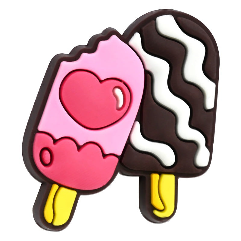 Wholesale  Random 100pcs/pack Cute Cartoon Food Series Beads Focal Beads